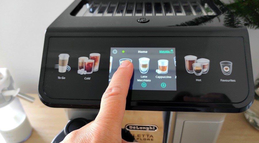 panel sterowania DeLonghi
