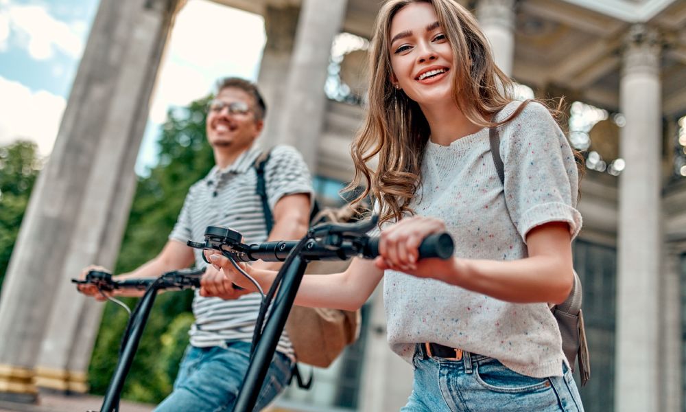 para na hulajnogach elektrycznych