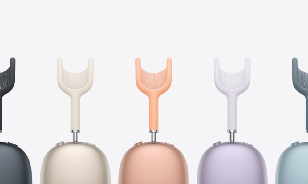 słuchawki apple airpods max 2 w r&oacute;żnych wariantach kolorystycznych