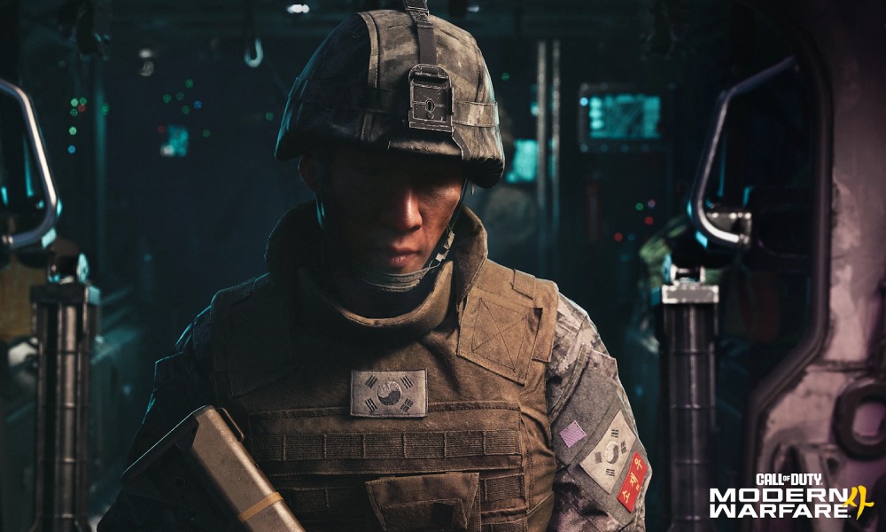 Call of Duty: Modern Warfare 4 widok na żołnierza