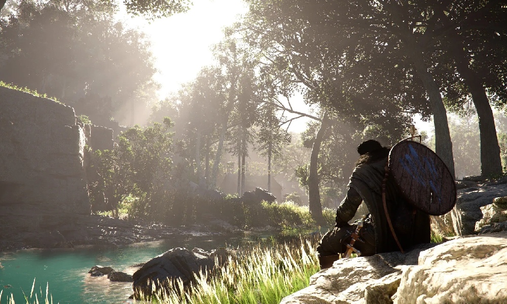 Bohater odpoczywa w Crimson Desert