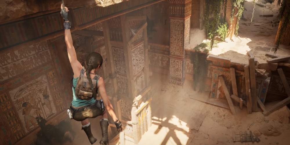 Lara Croft na linie