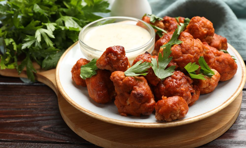 pieczony kalafior buffalo