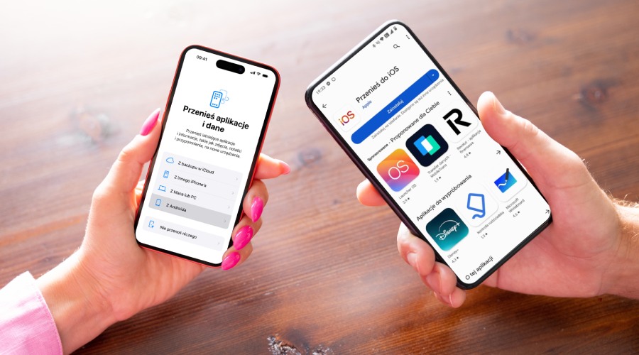 iphone i smartfon z androidem