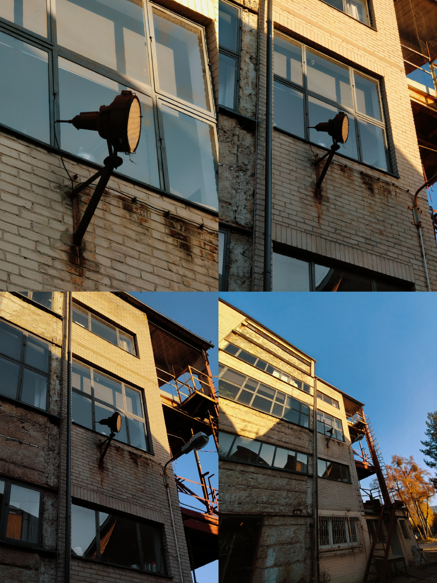 zdjecie latarni na budynku wykonane smartfonem realme 12 pro plus