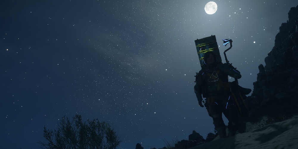 Death Stranding 2: On the Beach Sam podrozuje noca