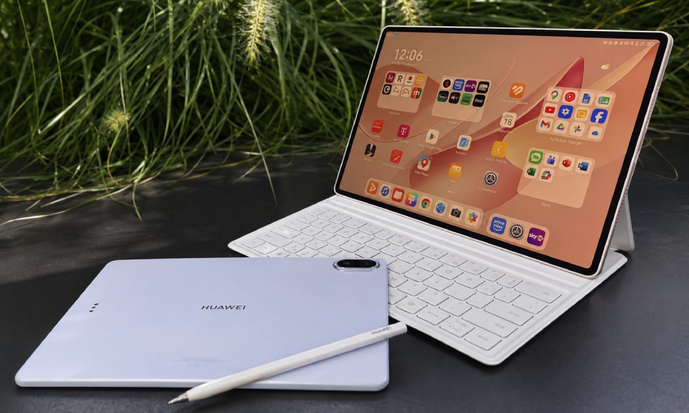 tablety huawei matepad air z klawiaturą i rysikiem
