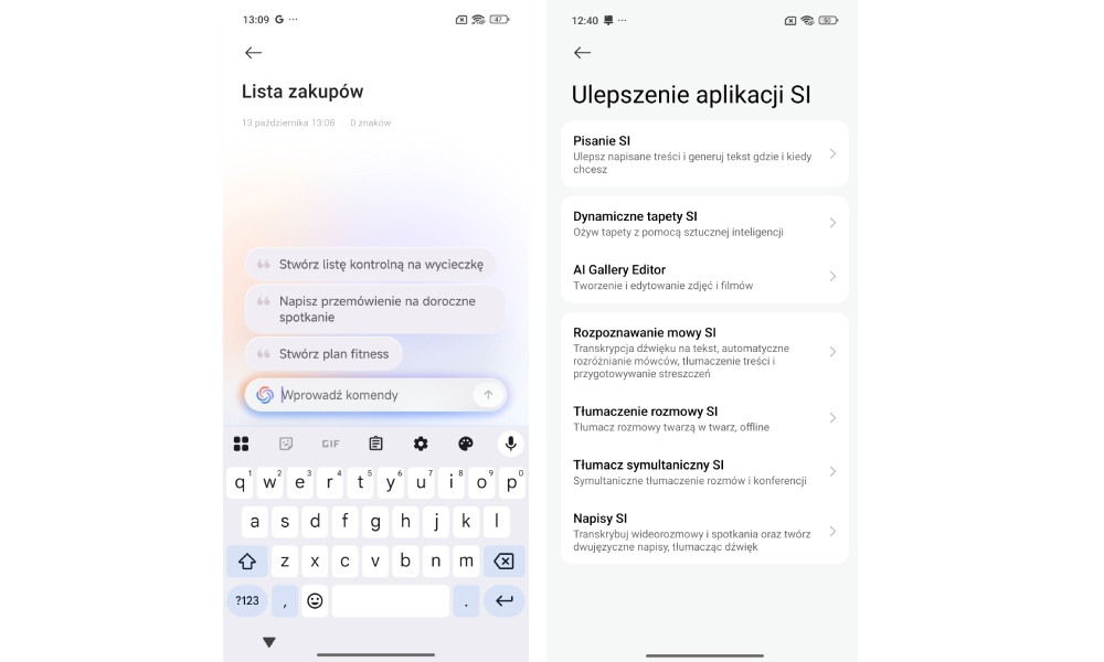 funkcje AI smartfona xiaomi 15t
