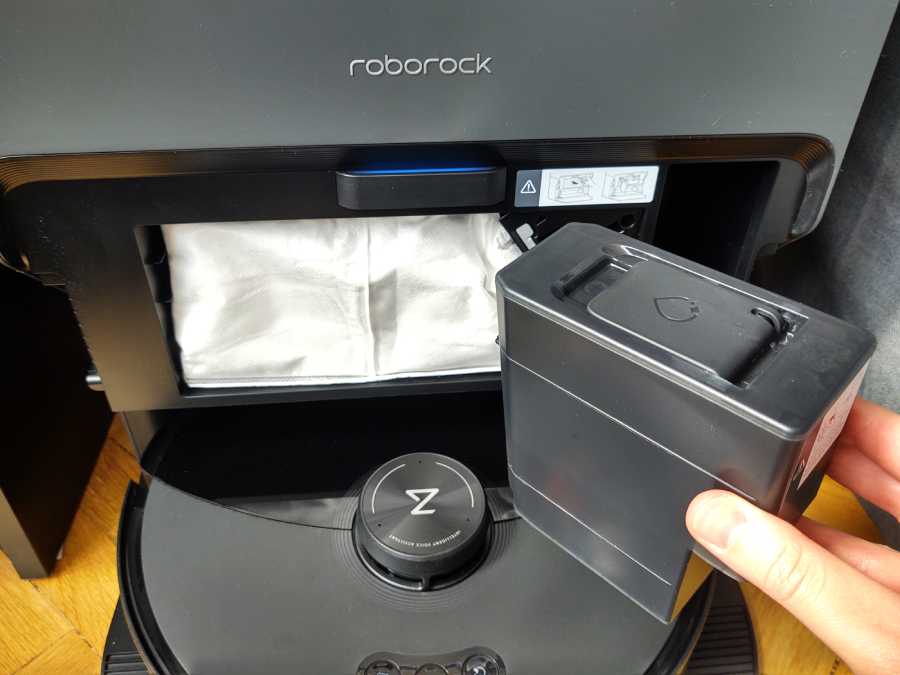 roborock s8maxv pojemnik na plyn