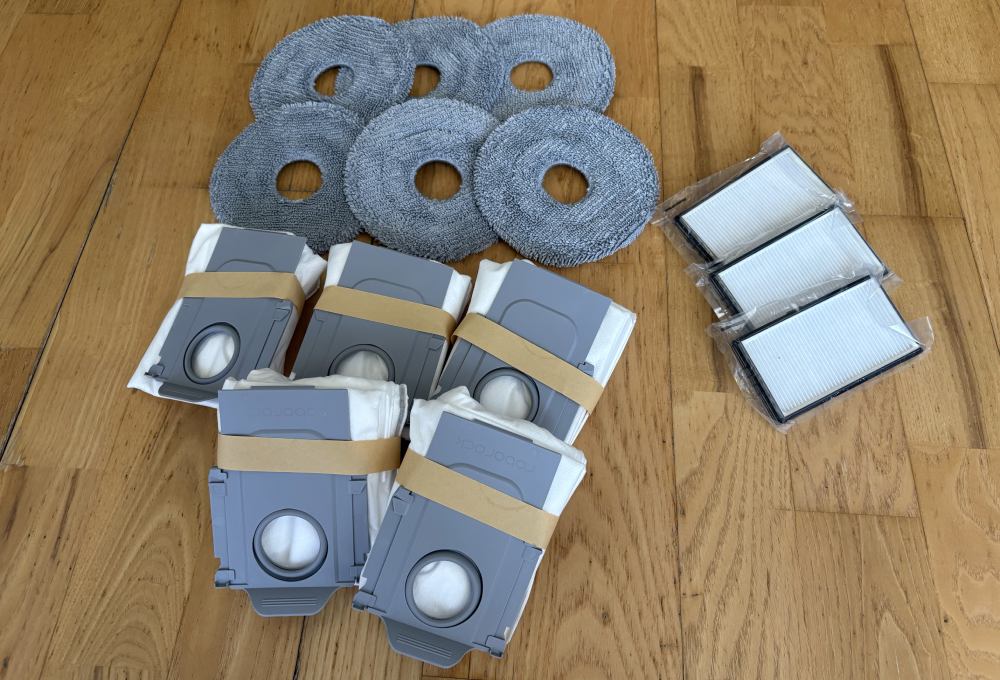 akcesoria dołączone do zestawu Roborock Saros 20 Complete