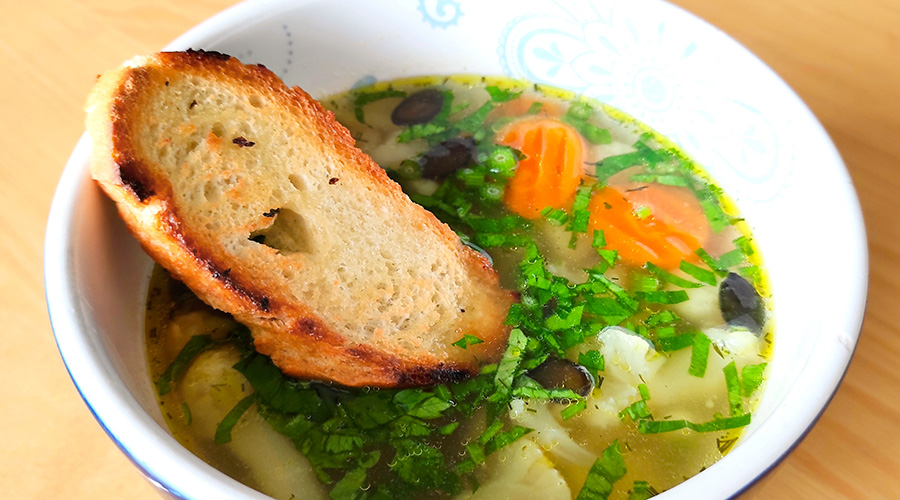 zupa z ryżowaru Raven