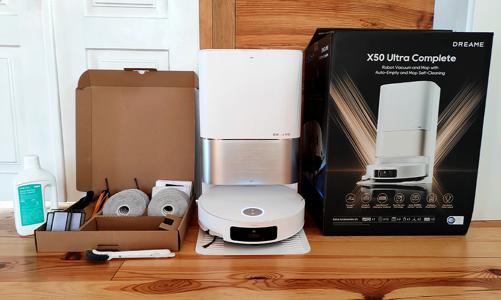 test robota Dreame X50 Ultra Complete skład robota