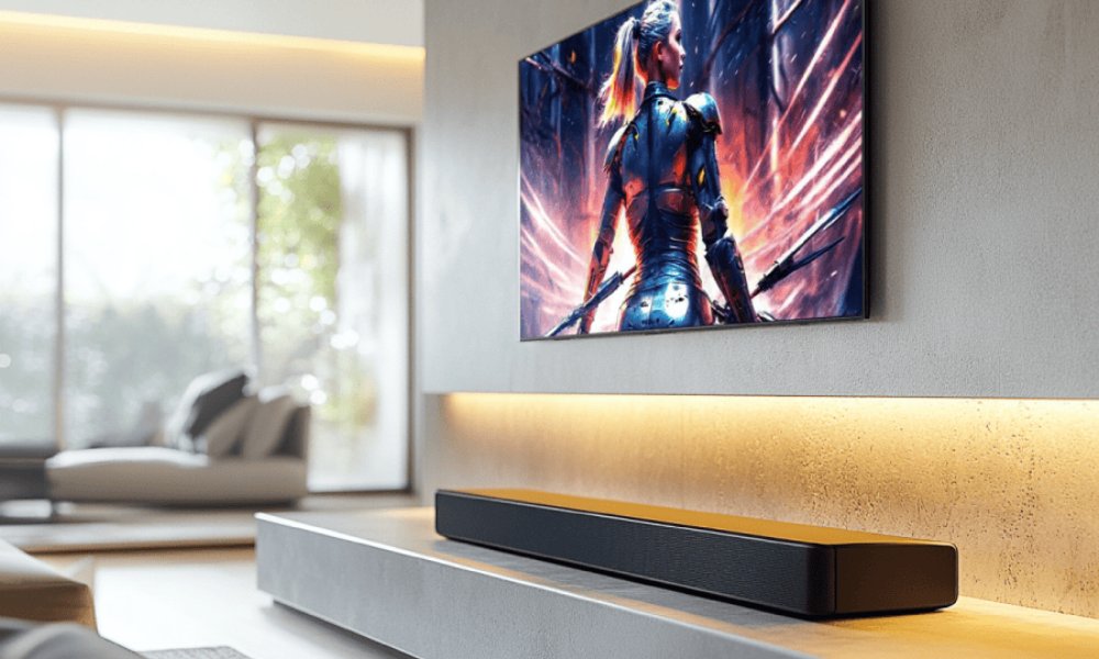 telewizor premium w salonie