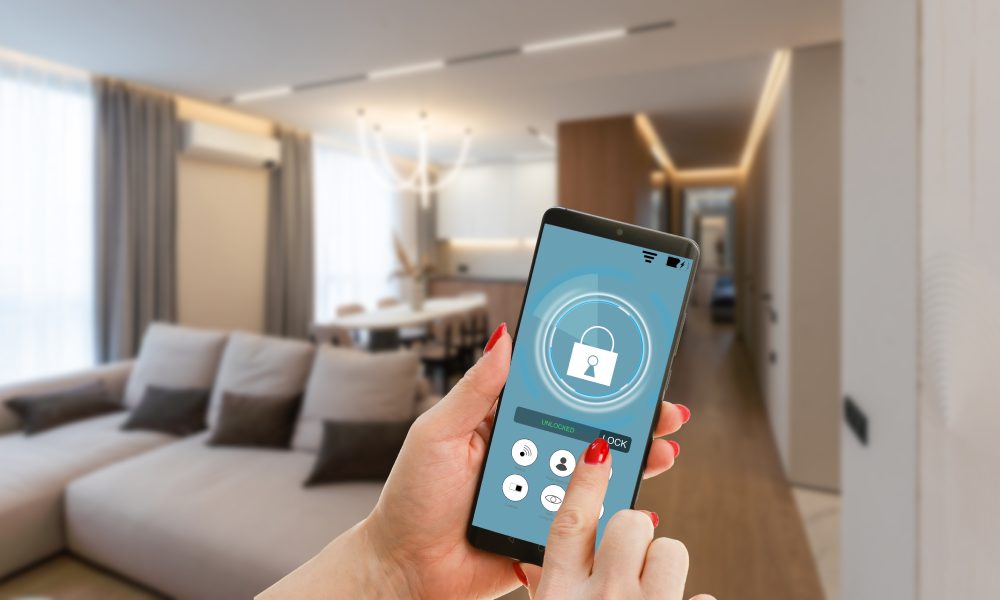 Funkcje inteligentnego domu starowane ze smartfona.