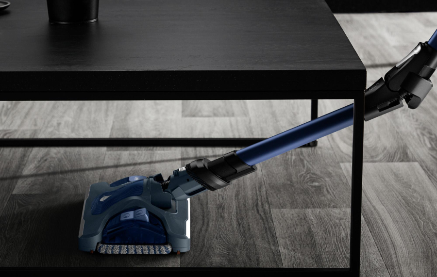 odkurzacz tefal zgina się i mopuje pod stolikiem kawowym