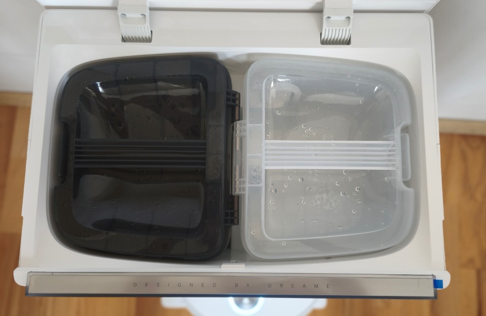 pojemniki na wodę w stacj dokującej dreame aqua10 roller complete