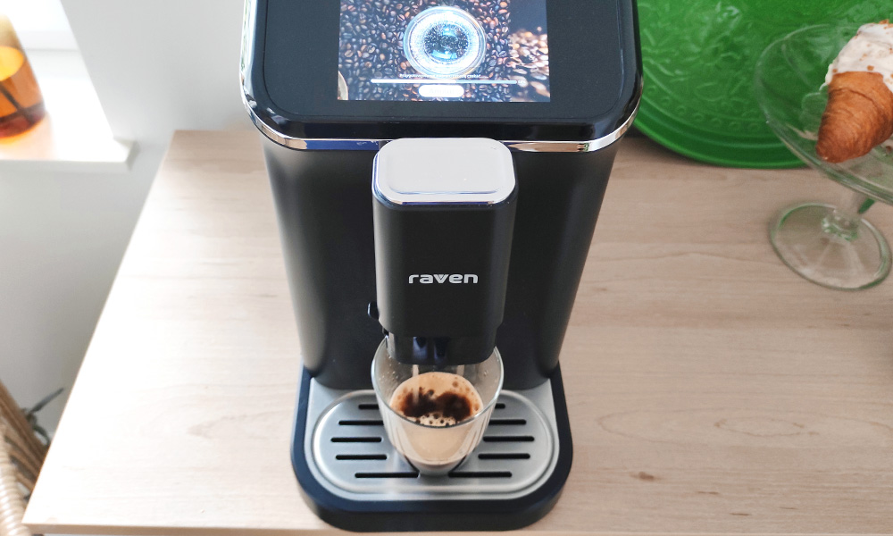 test ekspresu Raven EEC001 animacje na ekranie