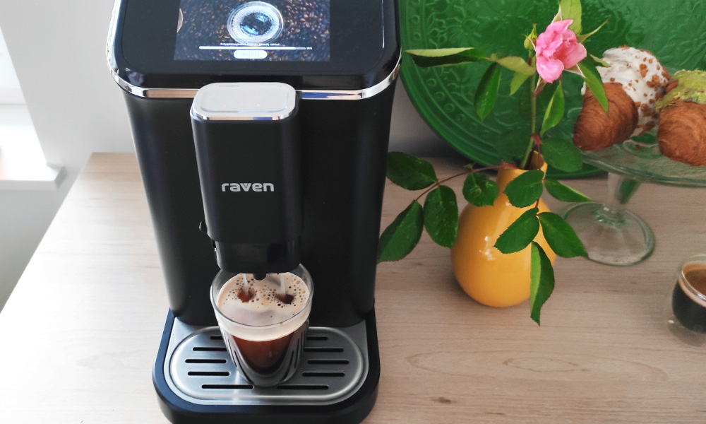 test ekspresu Raven EEC001  parzenie americano