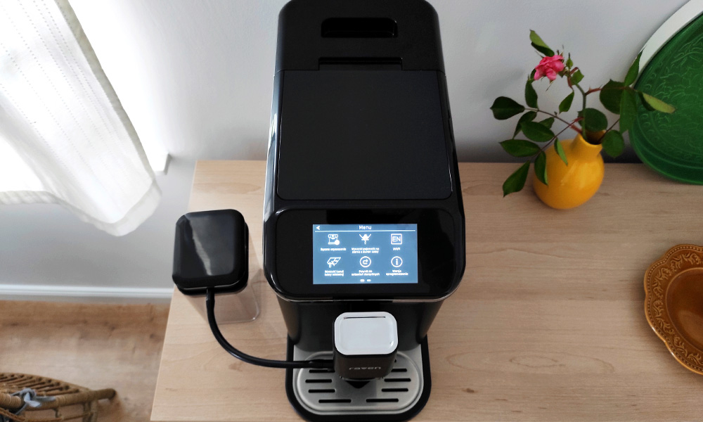 test ekspresu Raven EEC001 widok od góry