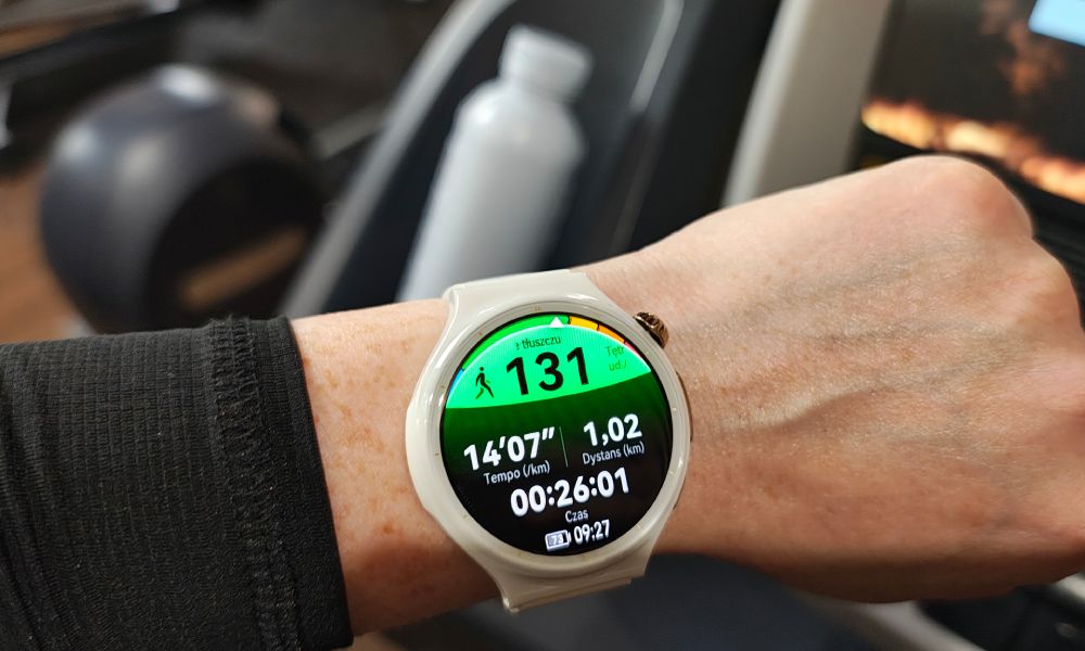 test Huawei Watch 6 Pro na siłowni