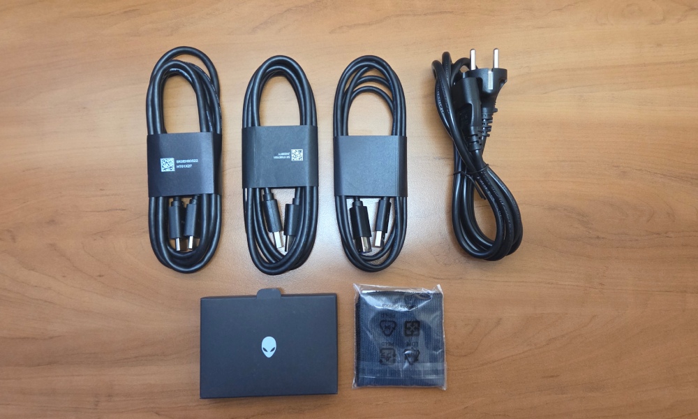 test monitora Alienware AW3425DW kable