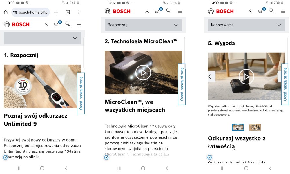 aplikacja Bosch Unlimited 9