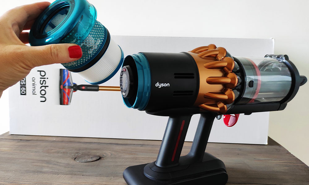 filtr powietrza w Dyson V16