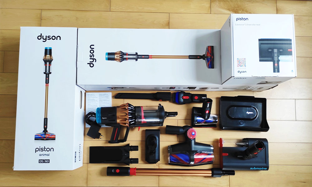 skład zestawu odkurzacza pionowego Dyson V16 Piston Animal Submarine