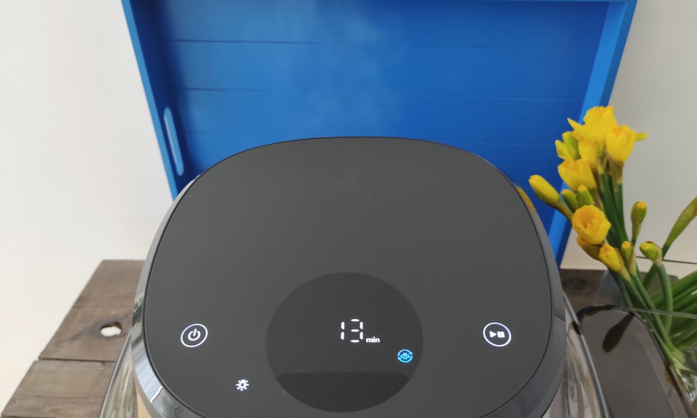 air fryer Philips Ovi NA547 - program czyszczenia parowego