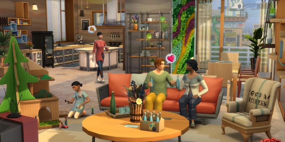 Rodzina Simów żyjąca w stylu eko