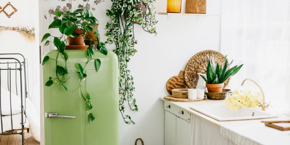 Lodowka w stylu retro