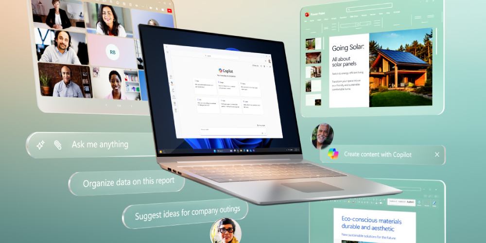 Copilot, czyli funkcje sztucznej inteligencji zaimplementowane w system Windows 11 Pro.