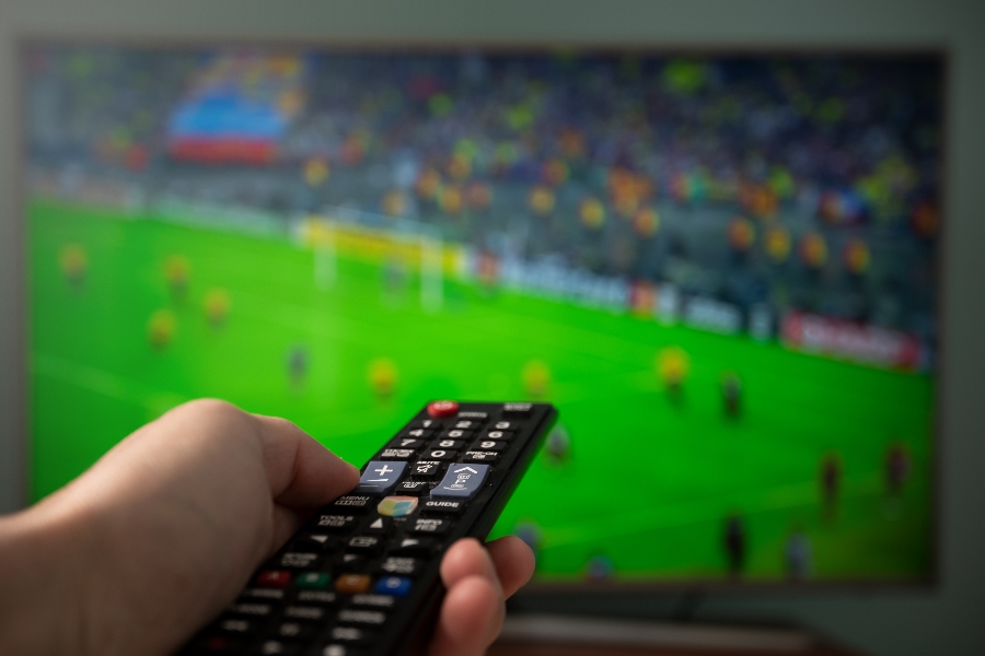 telewizor z meczę