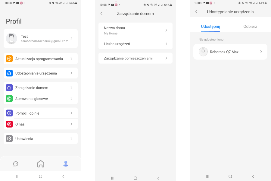 Aplikacja daje bardzo duże możliwości ustawień cyklicznego odkurzania.