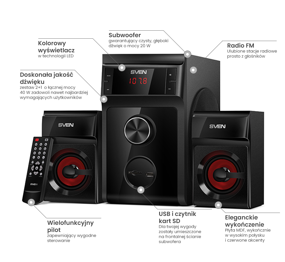 Produkt SVEN MS-302