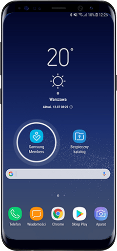 Aby odebrać kod promocyjny na 250 zł, zaloguj się do aplikacji Samsung Members