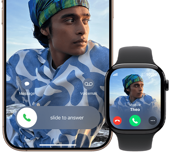 aplikacja z połączeniami pokazująca na Apple Watch Series 10 połączenia z nocy oraz jedną wartość odstającą