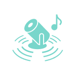 Ikonka Samsung The Freestyle dźwięk premium, głośnik z nutą i falą dźwiękową