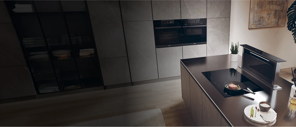 Pralka Haier I-Pro 7 seria 979 w kolorze grafitowym, widok z przodu