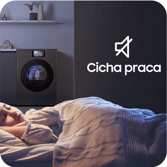 Cicha praca suszarki w pobliżu śpiącego dziecka.