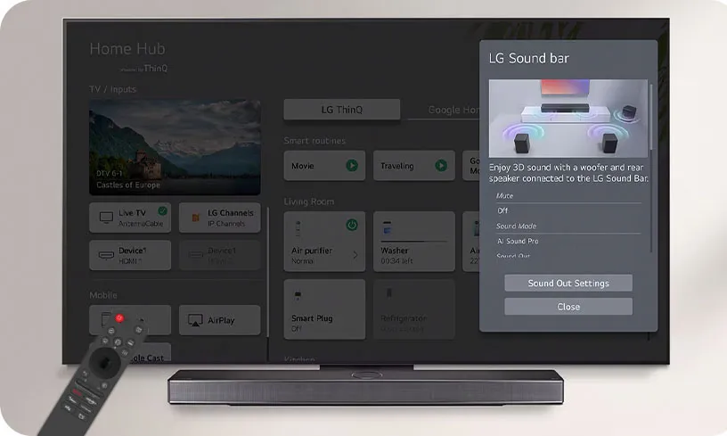 LG WOW Interface