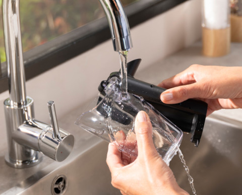 System LatteGo jest łatwy w czyszczeniu i wygodny w użytkowaniu.