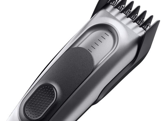 Moduł pamięci pozwala na zapamiętanie ostatnio używanych ustawień. Dzięki temu przycinanie włosów staje się niezwykle łatwe i efektywne.