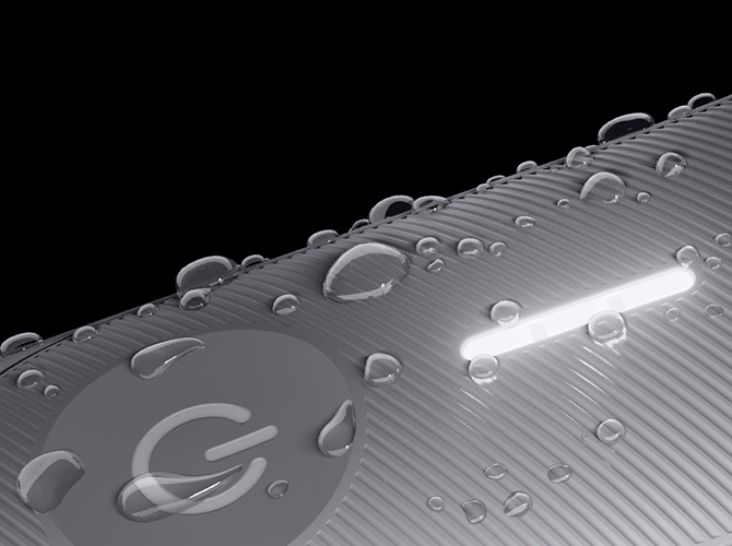 Trymer do ciała jest w 100% wodoodporny, a AquaGrip ułatwia użytkowanie pod prysznicem.