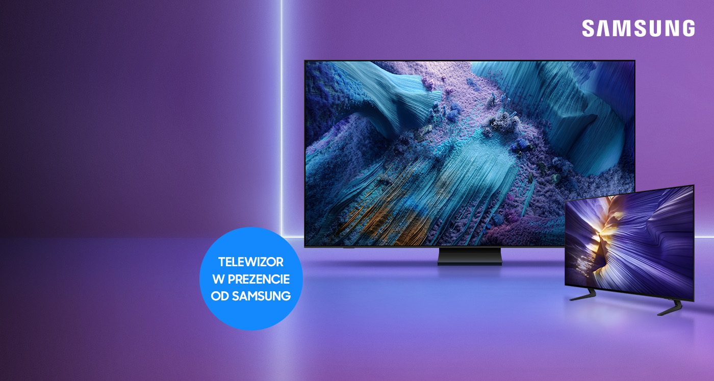 Kup telewizor objęty promocją, zostaw opinię i odbierz telewizor OLED S90F 42” w prezencie.
