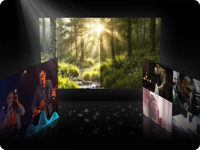 Optymalizacja treści w telewizorze Samsung 42” OLED S90F 4K Vision AI Smart TV (2025)