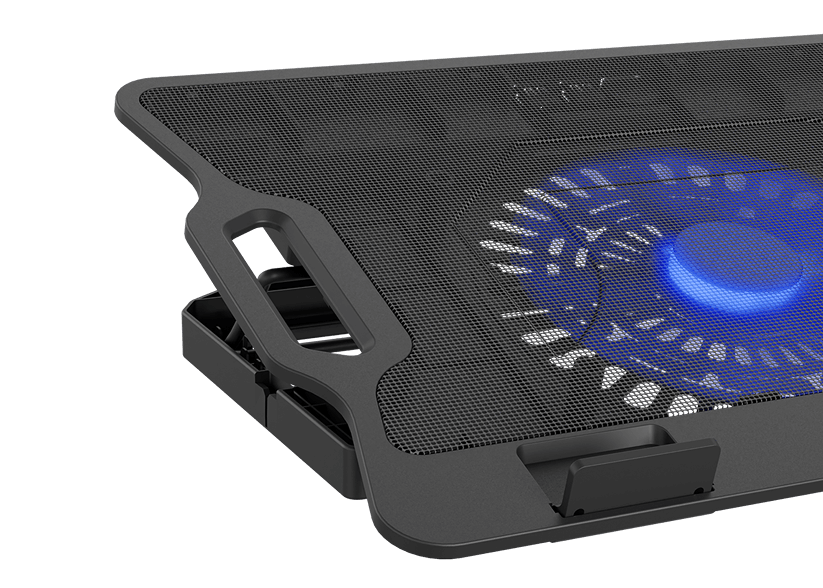 Podstawka chłodząca Natec do laptopa z dużym wentylatorem LED i regulacją nachylenia