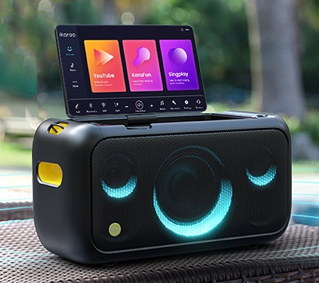 IKARAO Break X1 przenośny głośnik karaoke z dużym ekranem 13,3” (4)