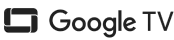 Logo Google TV przedstawiające ikonę ekranu obok napisu Google TV.