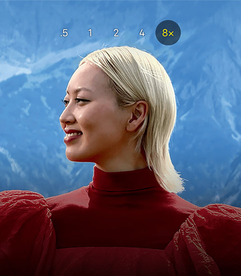 Apka Aparat w iPhonie 17 Pro umożliwia regulację zoomu optycznego od 0,5x do 8x